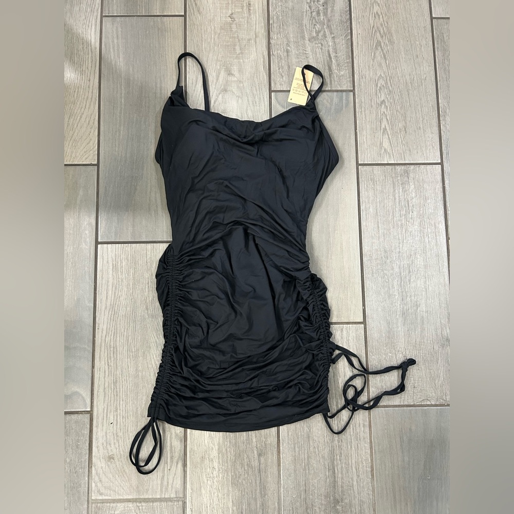 Popilush Women’s Built in Bra Shapewear Drawstring Adjustable Ruched Mini - Picture 5 of 8